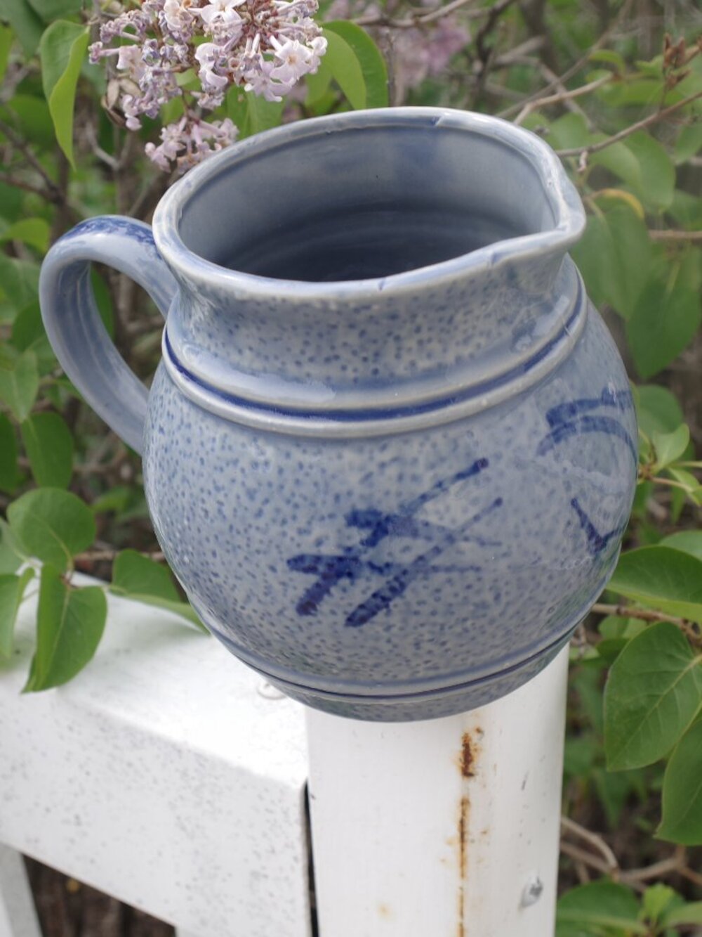 This Item Is A German Salt -Glazed StoneWear Pitcher